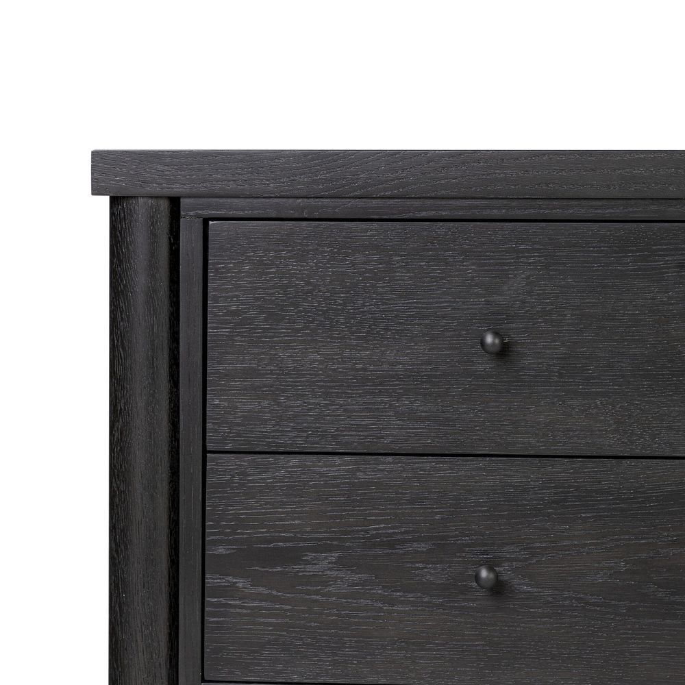 Roark Media Console - Ebony Oak Veneer