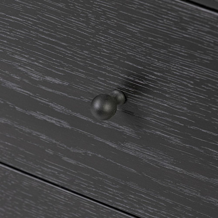 Roark Media Console - Ebony Oak Veneer