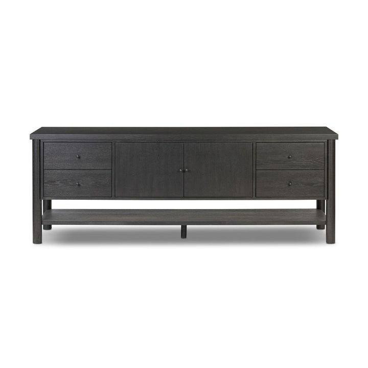 TV Stands & Media Consoles Roark Media Console - Ebony Oak Veneer