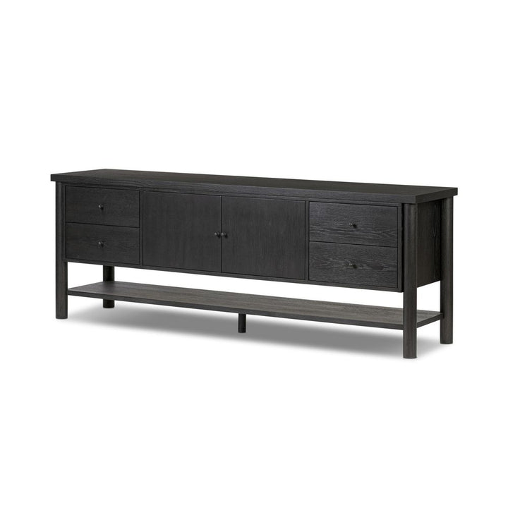 TV Stands & Media Consoles Roark Media Console - Ebony Oak Veneer
