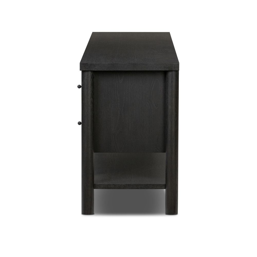 TV Stands & Media Consoles Roark Media Console - Ebony Oak Veneer