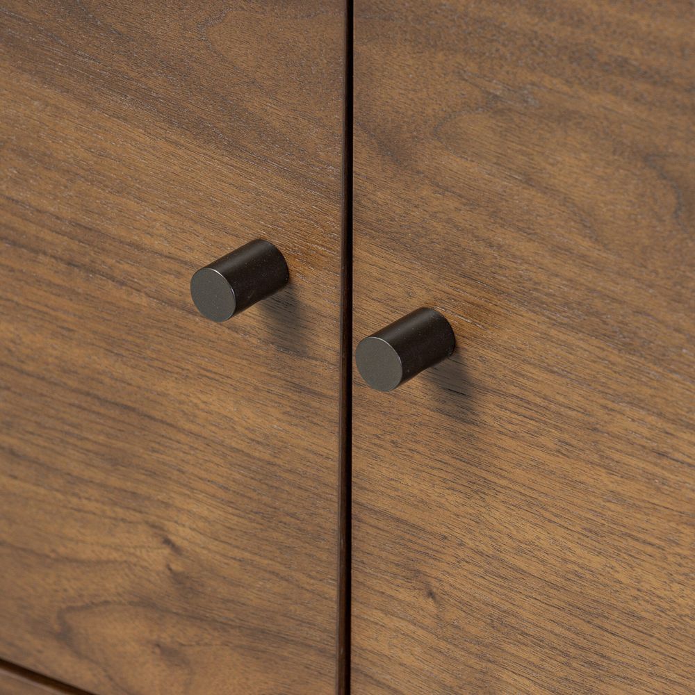 Hawkes Media Console - Dark Walnut Solid