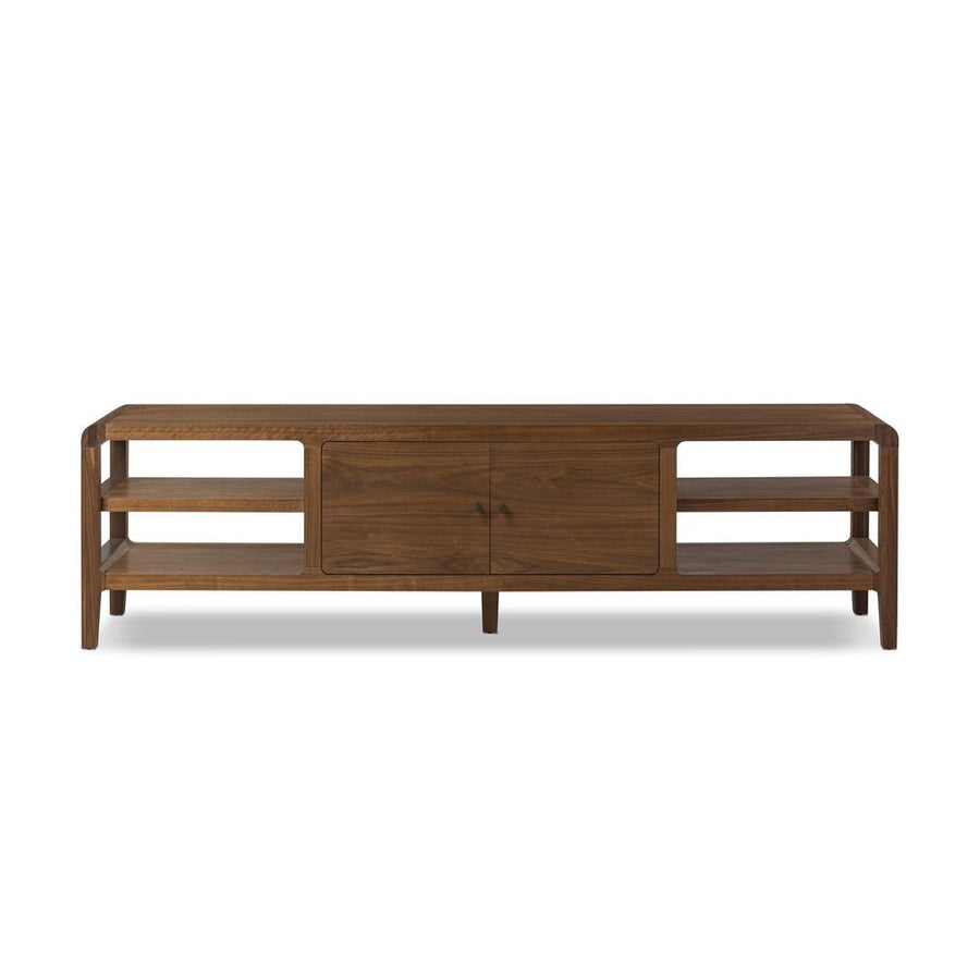 TV Stands & Media Consoles Hawkes Media Console - Dark Walnut Solid