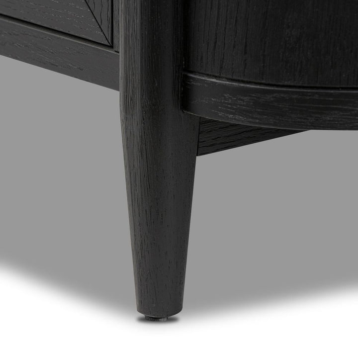 Tolle 6 Drawer Dresser - Drifted Matte Black Veneer