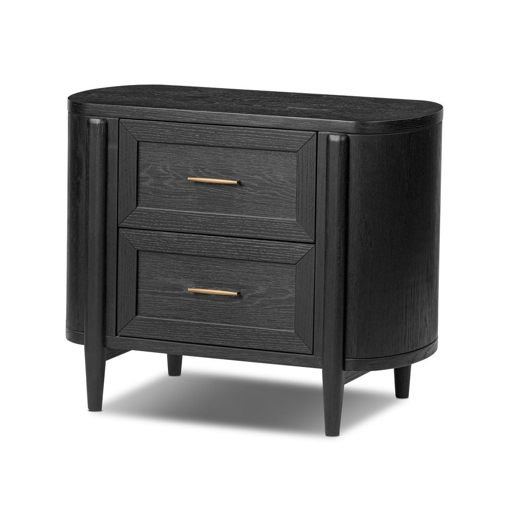 Nightstands Tolle Nightstand - Drifted Matte Black Veneer
