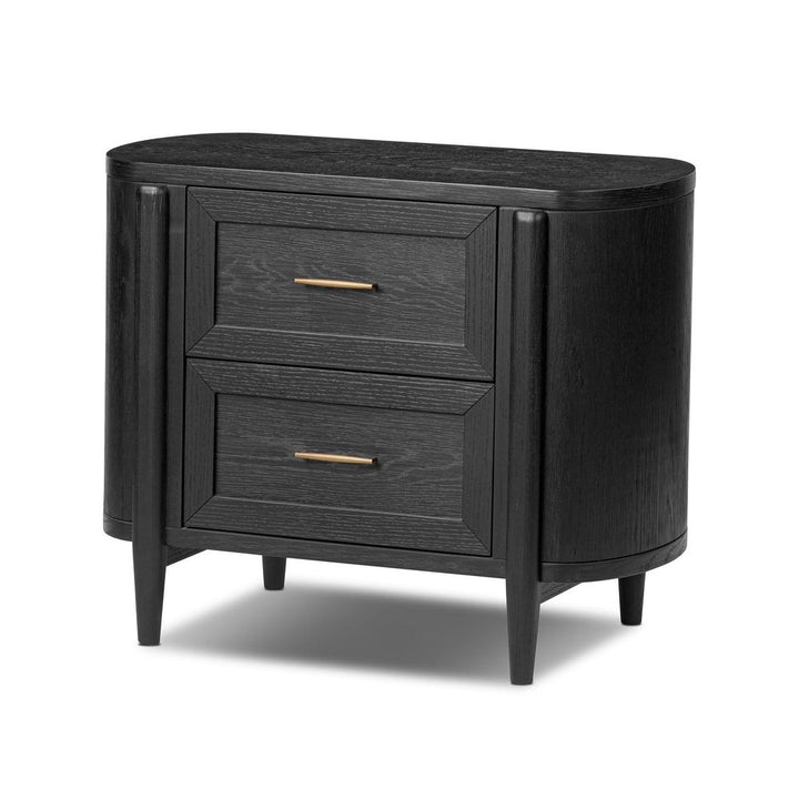 Nightstands Tolle Nightstand - Drifted Matte Black Veneer