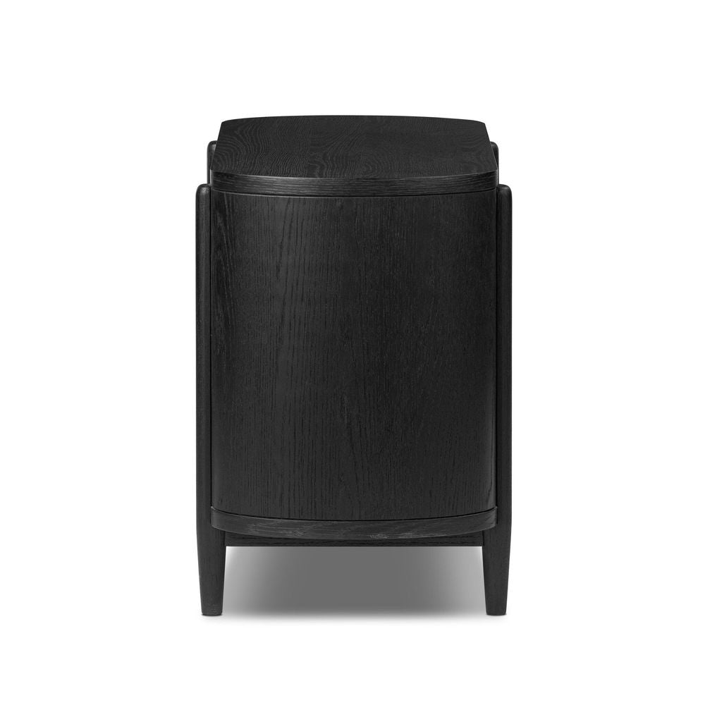 Nightstands Tolle Nightstand - Drifted Matte Black Veneer