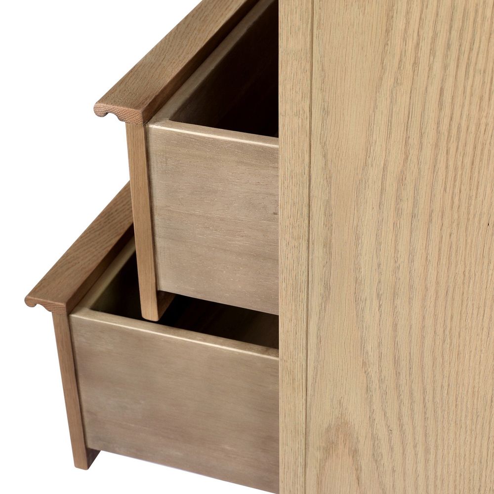 Aramis 6 Drawer Dresser - Sandy Oak Resawn