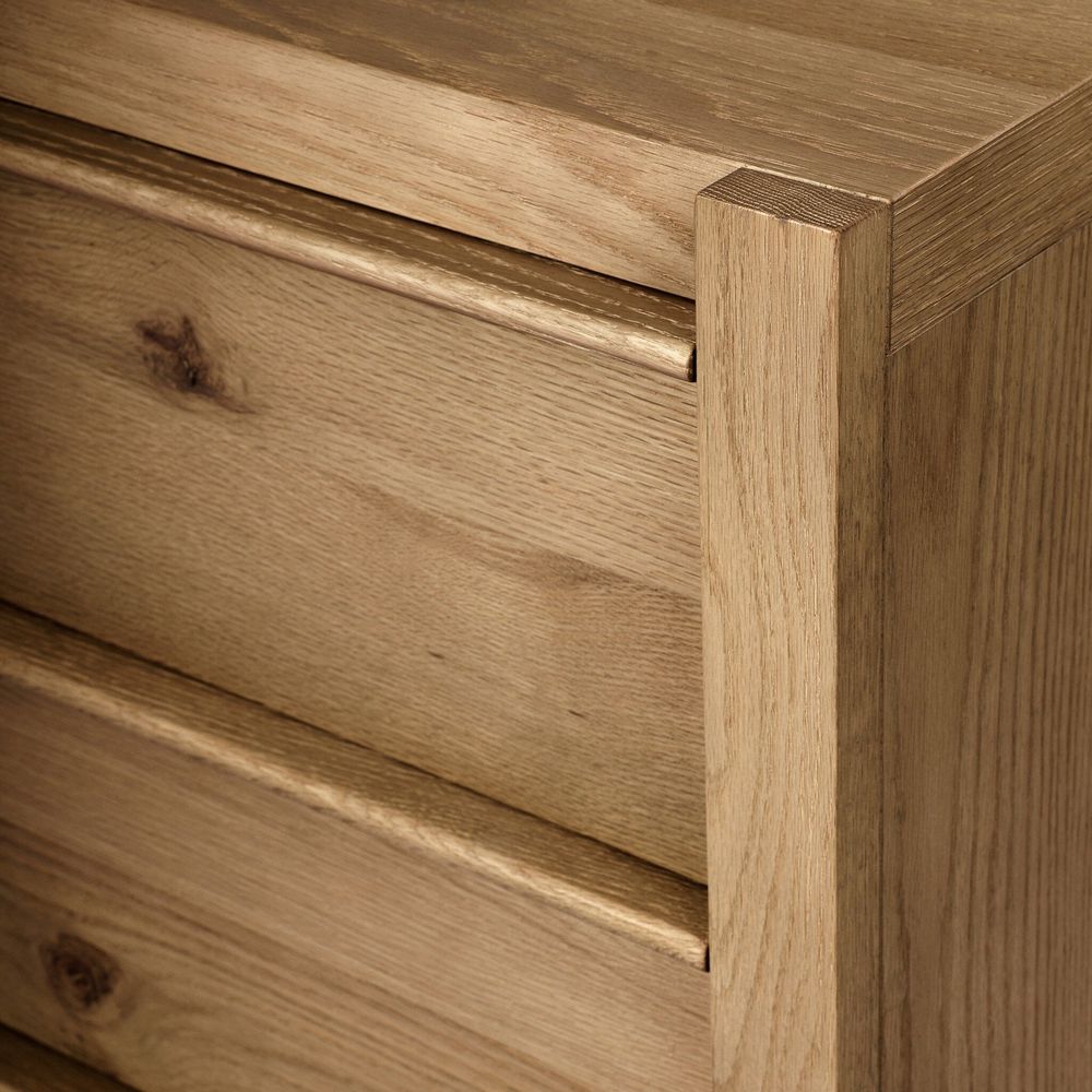 Aramis 6 Drawer Dresser - Sandy Oak Resawn