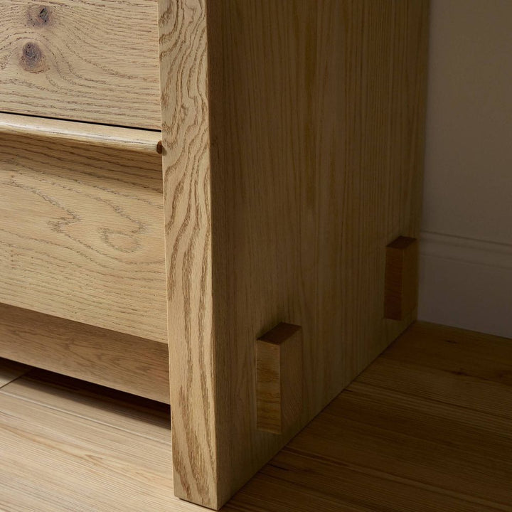 Aramis 6 Drawer Dresser - Sandy Oak Resawn