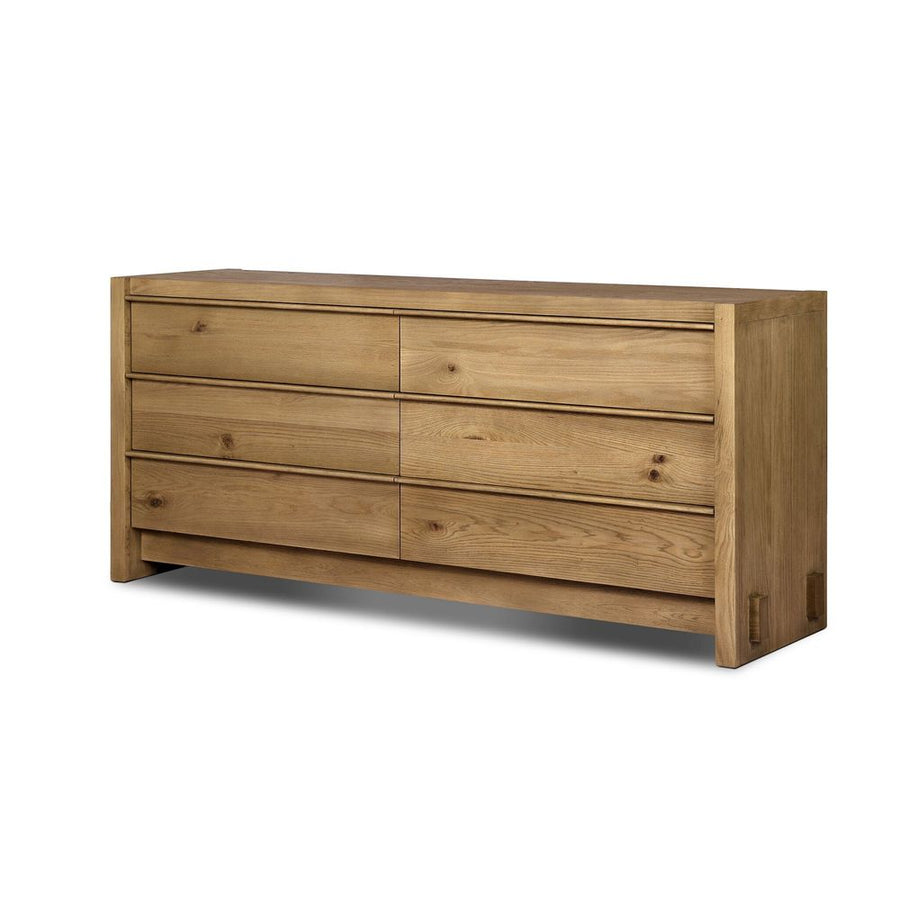 Dressers & Chests Aramis 6 Drawer Dresser - Sandy Oak Resawn