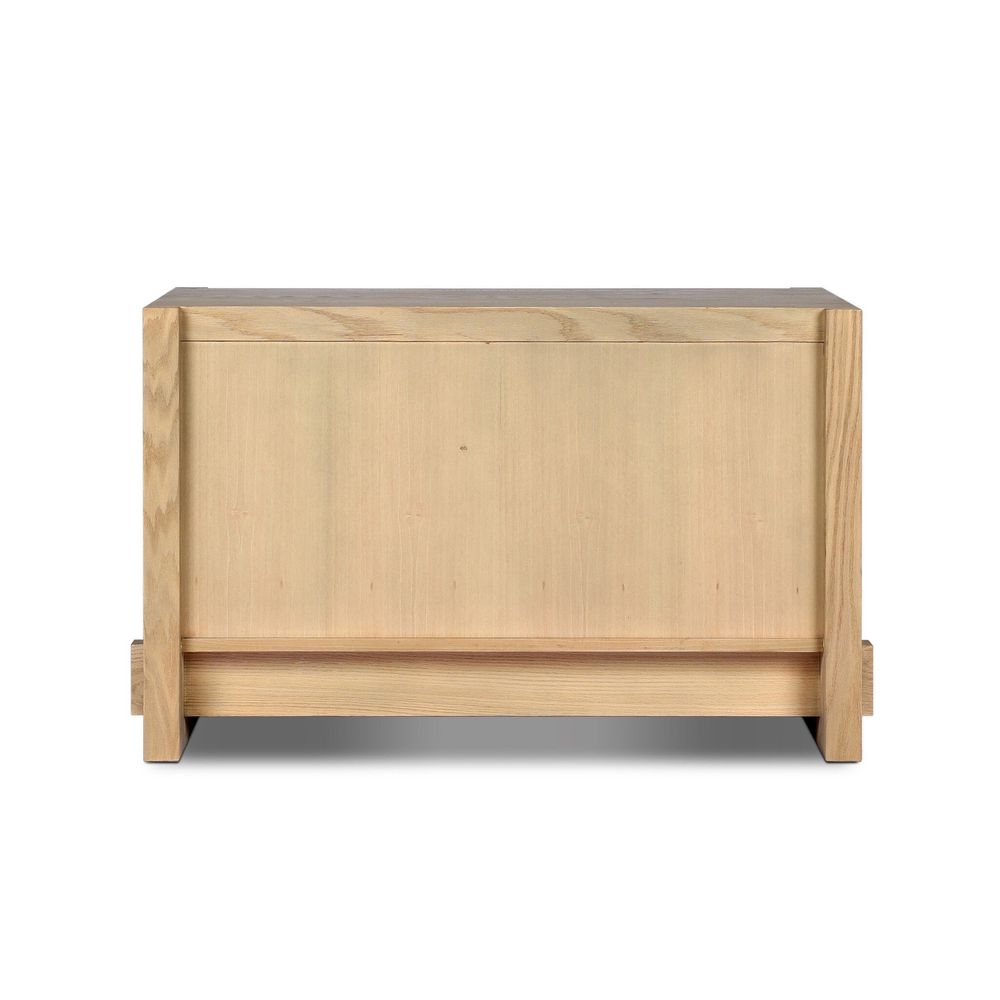 Aramis Nightstand - Sandy Oak Resawn