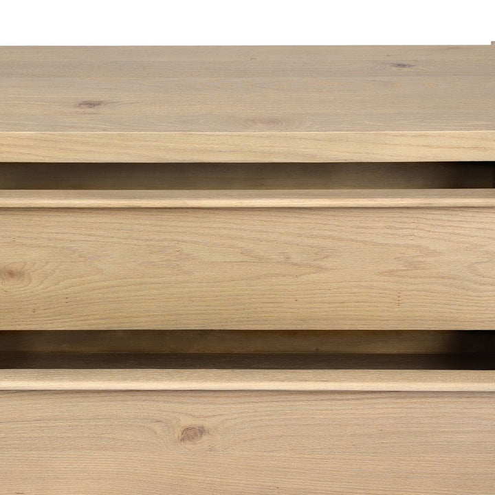 Aramis Nightstand - Sandy Oak Resawn