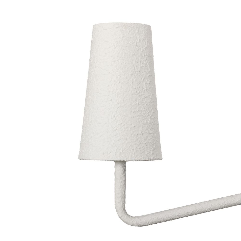 Vincennes Chandelier - Matte White Plaster