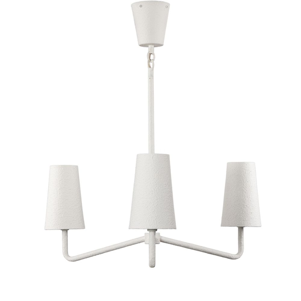 Vincennes Chandelier - Matte White Plaster