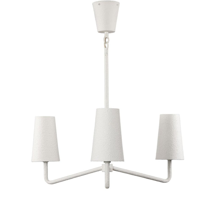 Vincennes Chandelier - Matte White Plaster