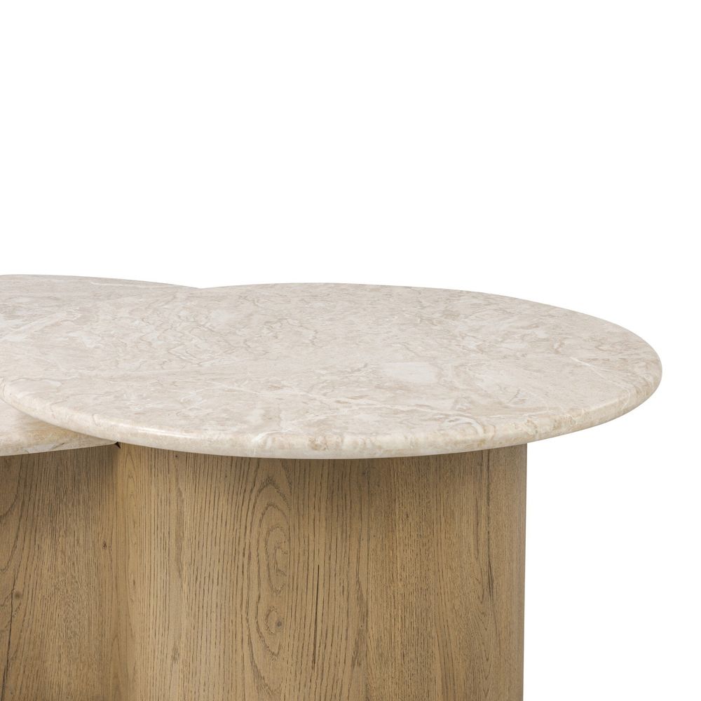 Toro Coffee Table - Cappuccino Marble