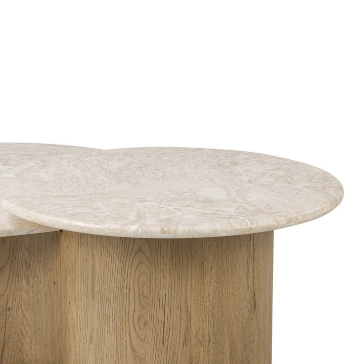 Toro Coffee Table - Cappuccino Marble