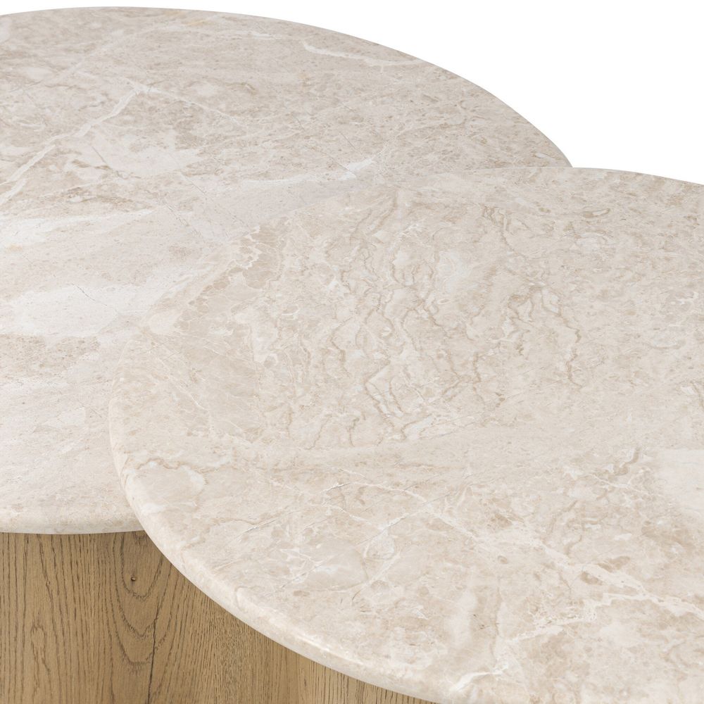 Toro Coffee Table - Cappuccino Marble