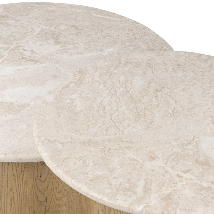 Toro Coffee Table - Cappuccino Marble