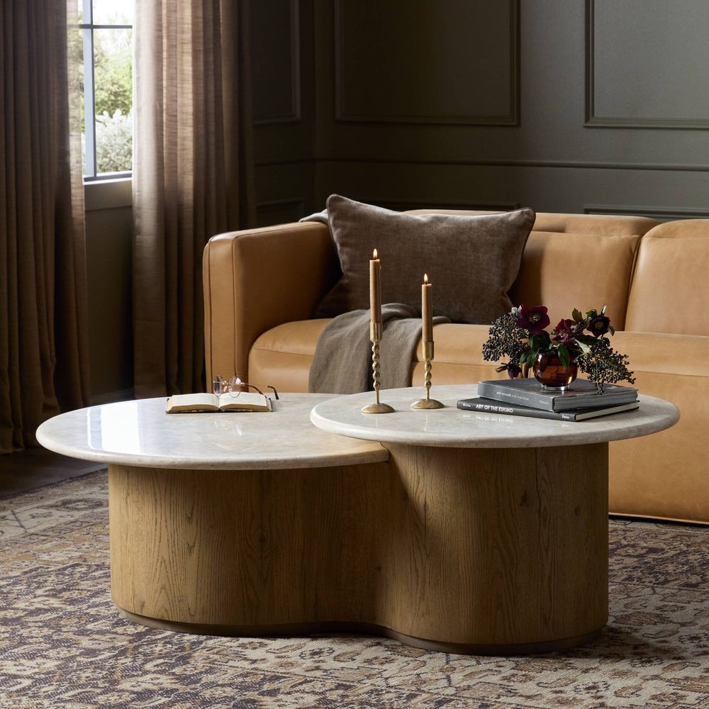 Coffee Tables Toro Coffee Table - Cappuccino Marble