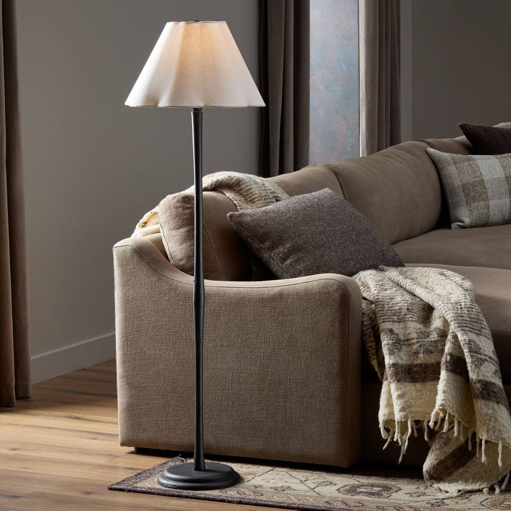 Floor Lamps Isabeau Floor Lamp - Black Wrought Iron