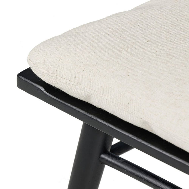 Connor Dining Chair With Cushion-Black Ash