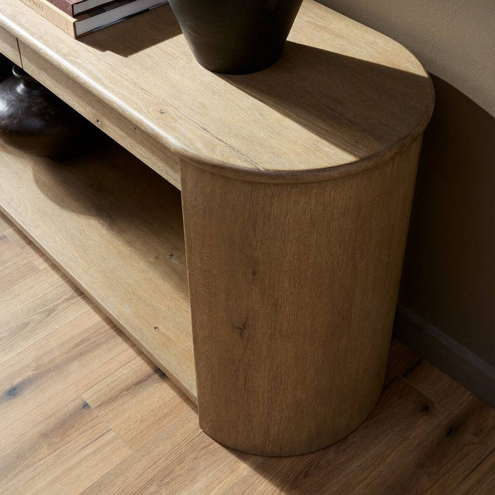 Console Tables Farrow Console Table: Drifted Oak - Drifted Oak Veneer