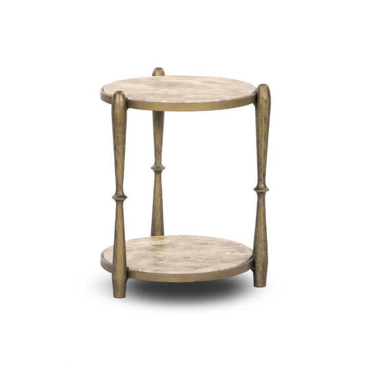 Side Tables Ruthie End Table - Fossil Marble
