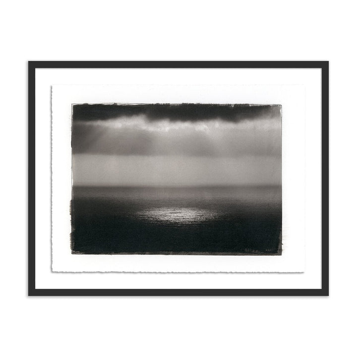 Water Light By Platinum Revival - 48"X37.5" - Black Maple - Framed Paper