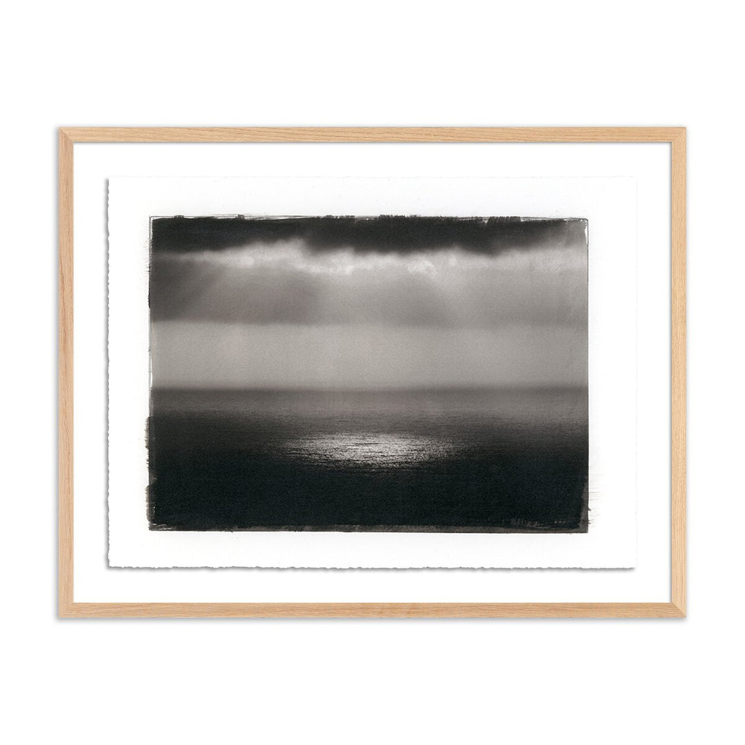 Water Light By Platinum Revival - 60"X47" - White Oak - Framed Paper