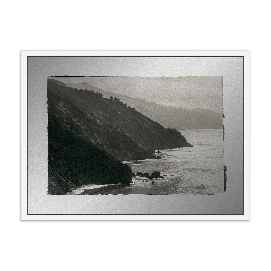 Big Sur - Morning Contrasts By Platinum Revival - 24"X17.75" - White Maple - Framed Metal