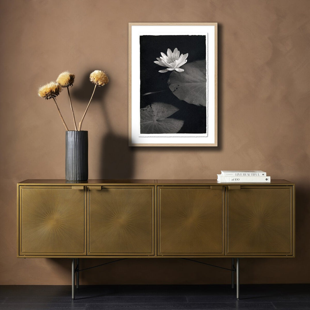 Water Lilly - Kozo By Platinum Revival - 23"X32" - White Oak