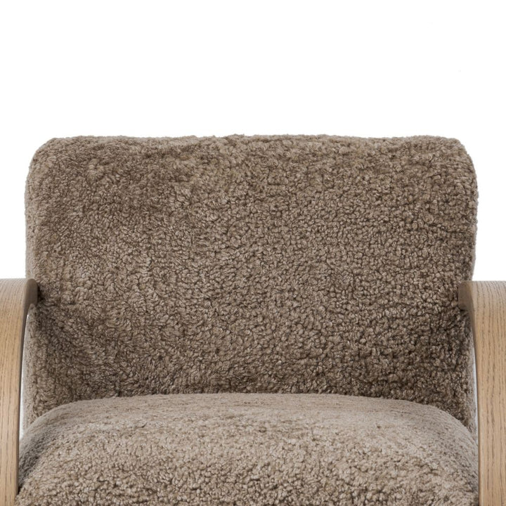 Burke Chair - Taupe Shearling