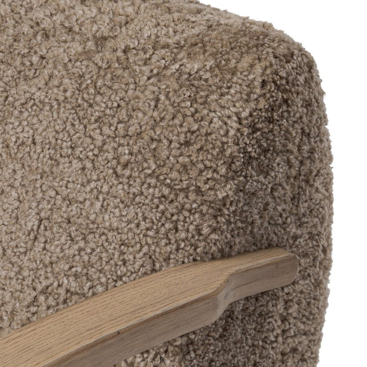 Burke Chair - Taupe Shearling