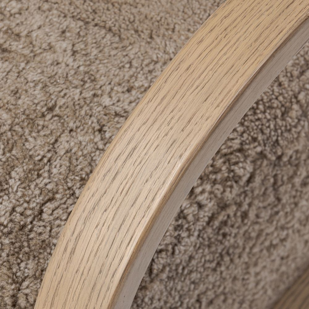 Burke Chair - Taupe Shearling