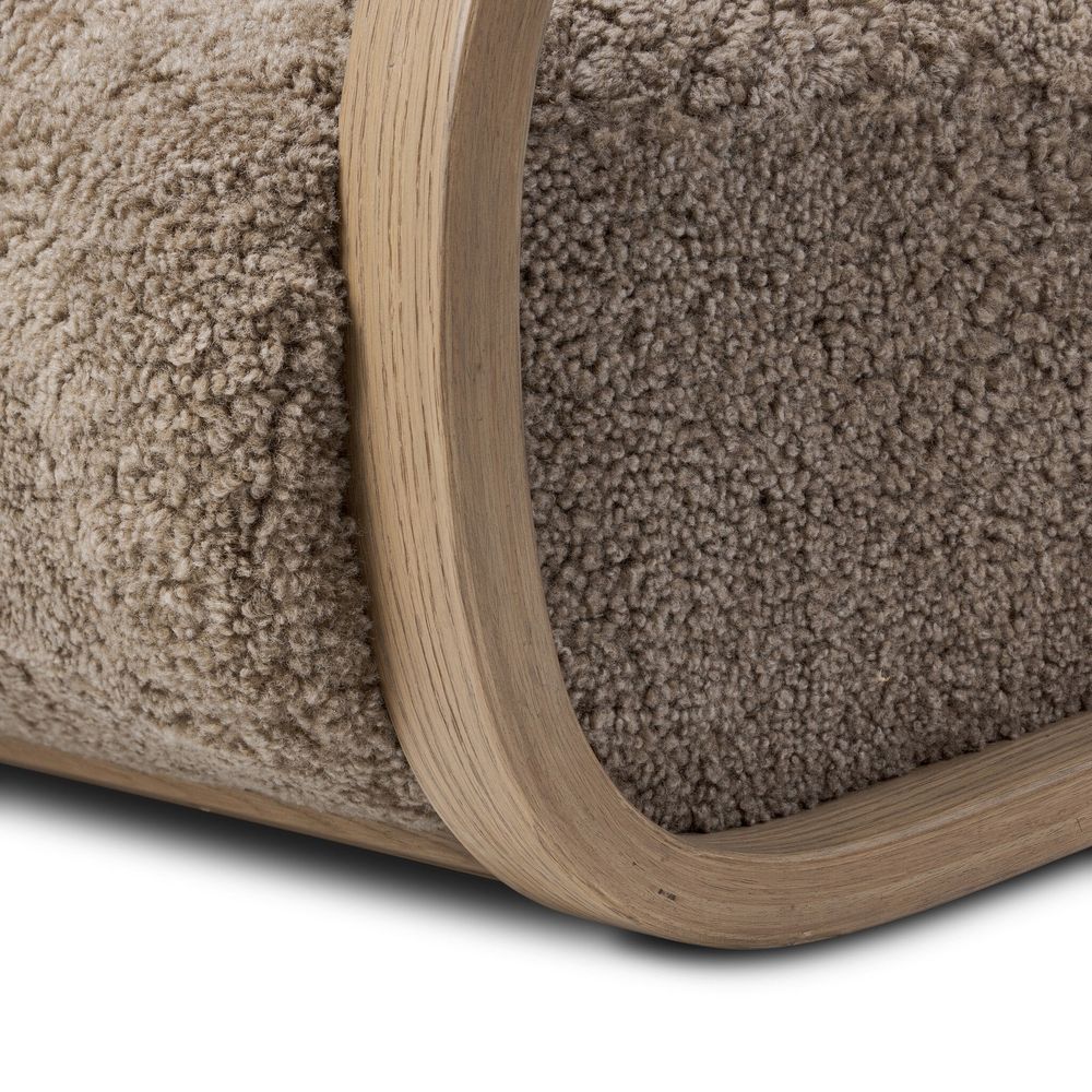 Burke Chair - Taupe Shearling