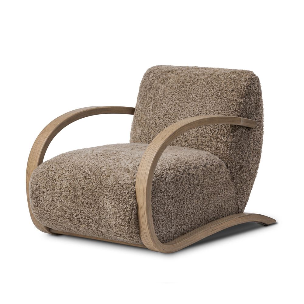 Lounge Chairs Burke Chair - Taupe Shearling