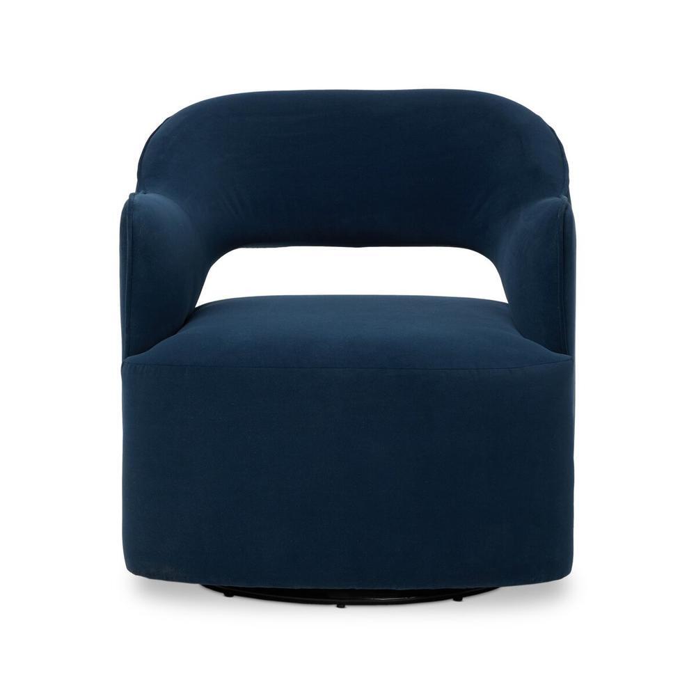 Lounge Chairs Blythe Swivel Chair: Crypton Henry Navy