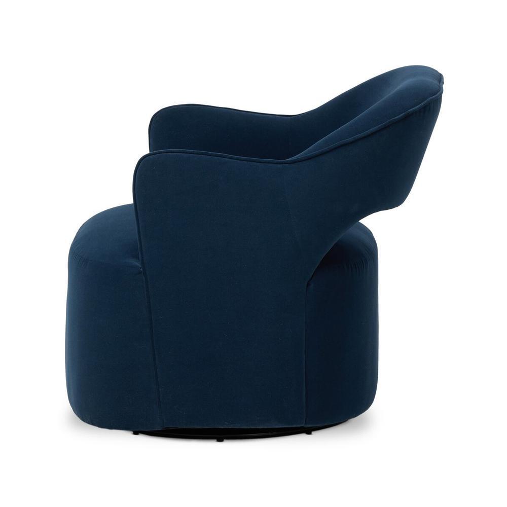 Lounge Chairs Blythe Swivel Chair: Crypton Henry Navy