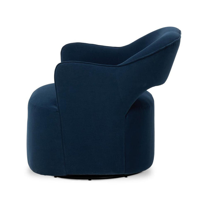 Lounge Chairs Blythe Swivel Chair: Crypton Henry Navy