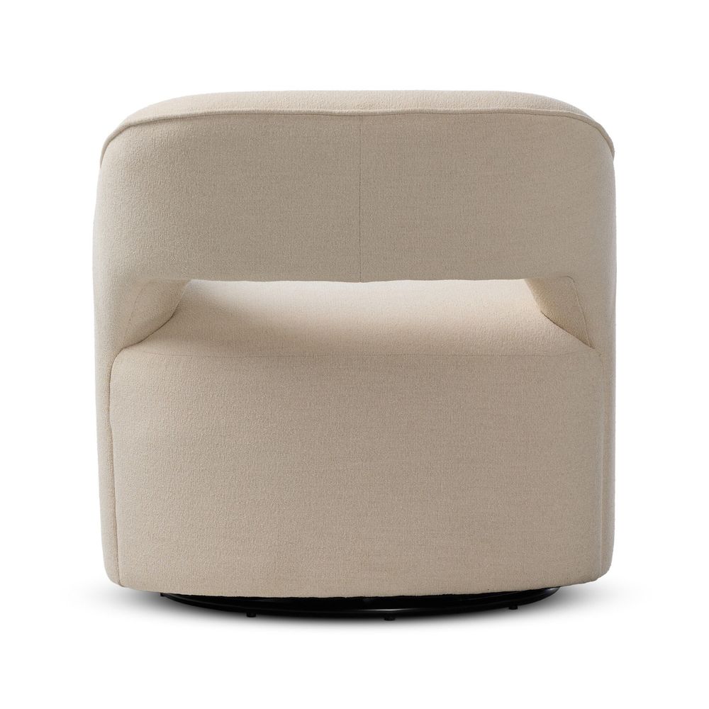 Blythe Swivel Chair - Crypton Wayfarer Snow
