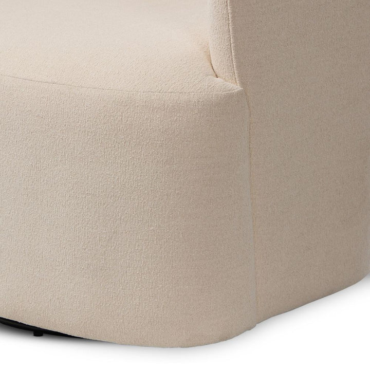Blythe Swivel Chair - Crypton Wayfarer Snow