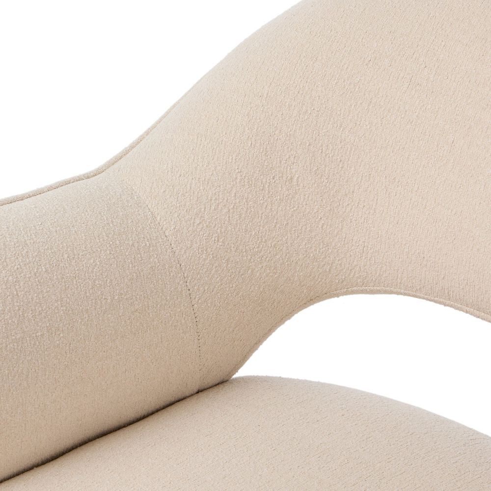 Blythe Swivel Chair - Crypton Wayfarer Snow