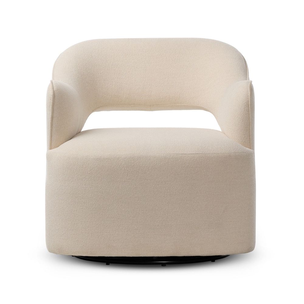Lounge Chairs Blythe Swivel Chair - Crypton Wayfarer Snow