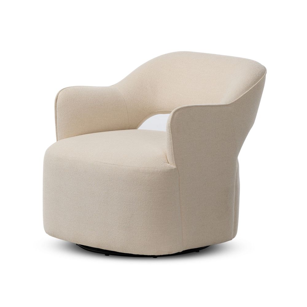 Lounge Chairs Blythe Swivel Chair - Crypton Wayfarer Snow