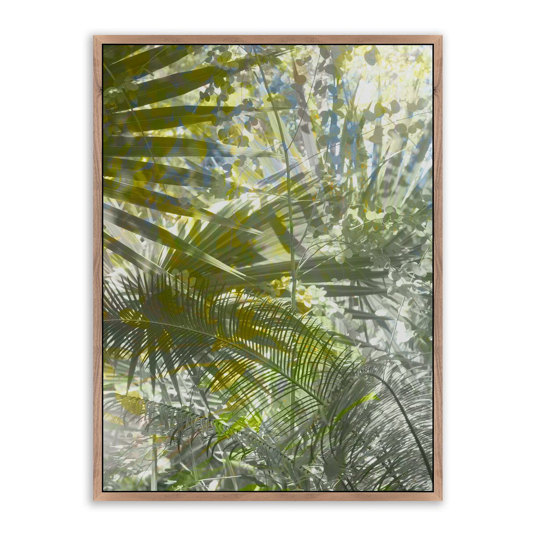 Golden Years By Fountain Grass Studios - 36"X48" - Rustic Walnut - Framed Metal