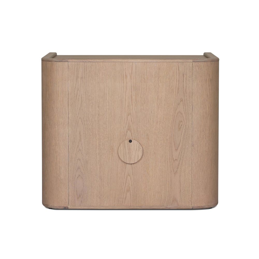 Kiran Nightstand - Sandy Oak Veneer