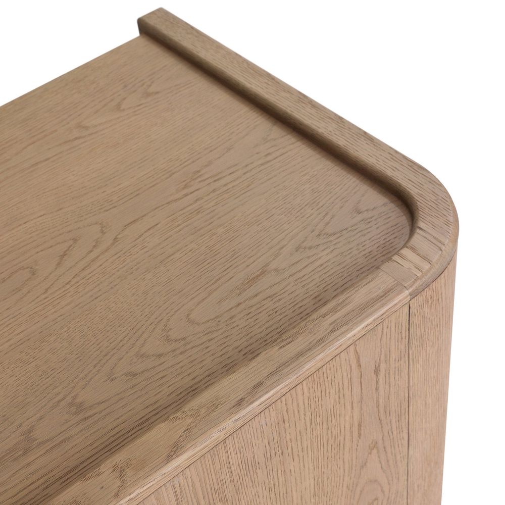 Kiran Nightstand - Sandy Oak Veneer