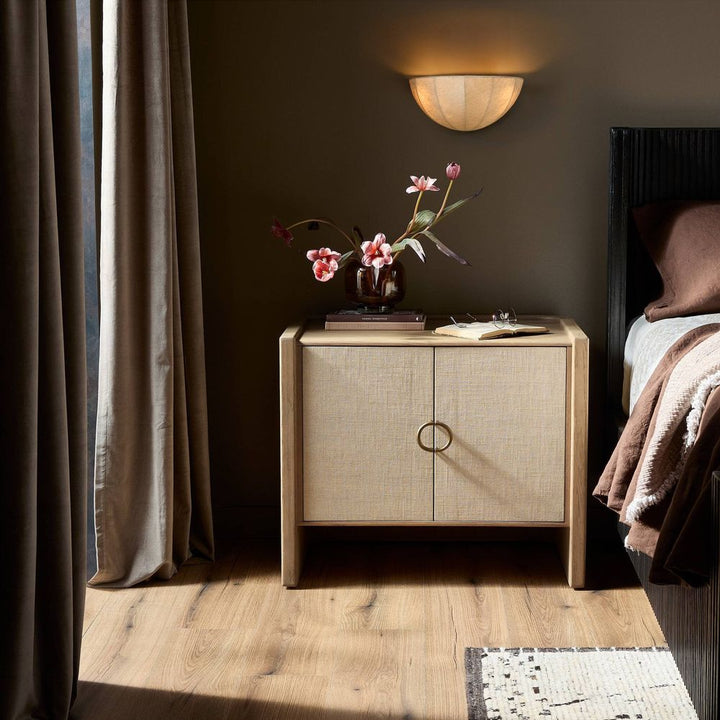 Nightstands Kiran Nightstand - Sandy Oak Veneer